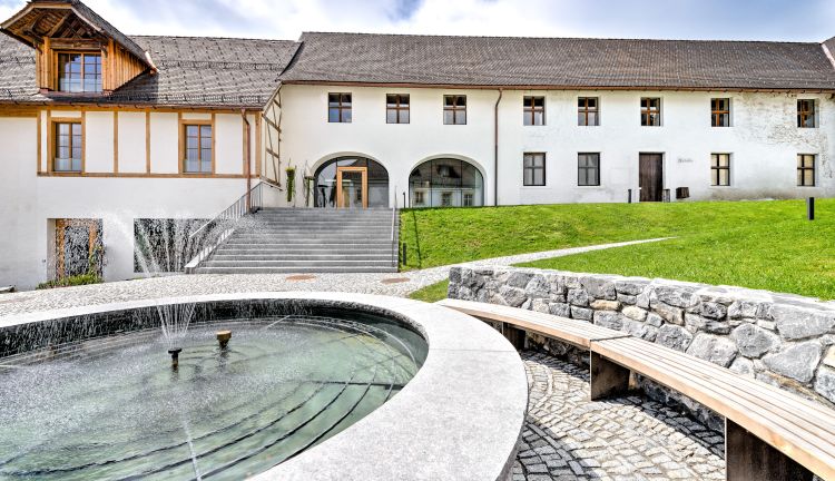 Innenhof Propstei St. Gerold Innenhof Propstei St. Gerold