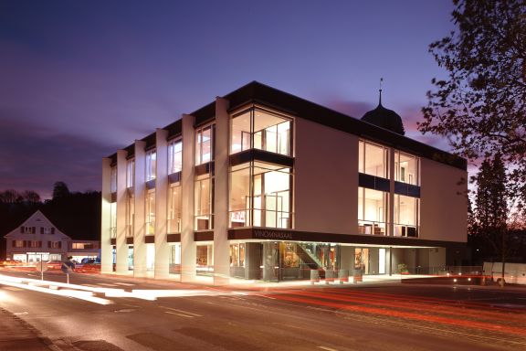 Aussenansicht Tagungslocation Vinomnasaal, Rankweil Aussenansicht Tagungslocation Vinomnasaal, Rankweil