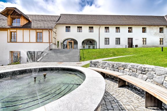 Innenhof Propstei St. Gerold Innenhof Propstei St. Gerold