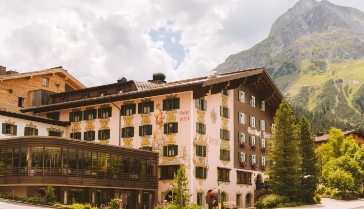 Hotel Post Lech, Sommer Außenaufnahme Hotel Post Lech, Sommer Außenaufnahme
